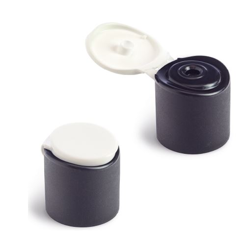 Bicolor cylindrical flip-top cap 24/415 (#807)